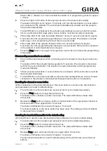 Предварительный просмотр 5 страницы Gira 5352 10 Operating Instructions Manual