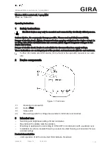 Gira DALI  5422 00 Operating Instructions Manual предпросмотр