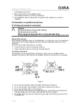 Preview for 3 page of Gira DALI Tronic Trafo 105 W Operating Instructions Manual