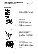 Предварительный просмотр 2 страницы Gira EDA 3902 F Installation Instructions