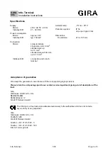 Предварительный просмотр 3 страницы Gira Info-Terminal Installation Instructions