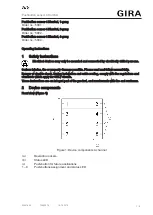 Preview for 1 page of Gira KNX 5001 Series Operating Instructions Manual