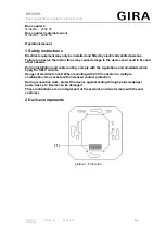 Gira KNX/EIB Quick Start Manual preview