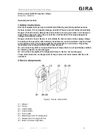 Gira push-button/2-way low voltage Operating Instructions Manual preview