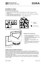 Preview for 2 page of Gira smoke detector Installation Instructions