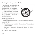 Предварительный просмотр 28 страницы Gira temperature controller Installation Manual