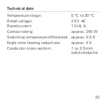 Предварительный просмотр 33 страницы Gira temperature controller Installation Manual