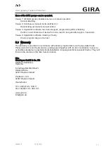 Preview for 7 page of Gira Tunable White Plus Operating Instructions Manual