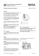 Gira Universal radio-control transmitter 2 Installation Instructions предпросмотр