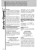 Предварительный просмотр 12 страницы Girafe Gigamix User Manual