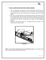 Preview for 14 page of Girard Products G-1500 Owner'S Manual