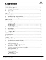 Preview for 3 page of Girard Systems G-Link G-1500 Owners Operation, Adjustment, Repair & Installation Manual