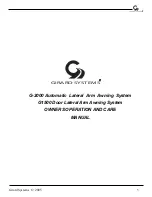 Preview for 5 page of Girard Systems G-Link G-1500 Owners Operation, Adjustment, Repair & Installation Manual