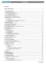 Предварительный просмотр 2 страницы GIRBAU 2,215,001 Operation And Maintenance Instruction Manual