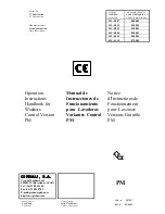 GIRBAU HS-4007 Operation Instructions Manual preview