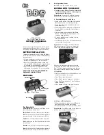 Preview for 1 page of Girl tech B-Bop 76028 Instruction Manual