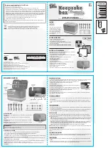 Предварительный просмотр 2 страницы Girl tech Password journal Keppsake box Instruction Manual