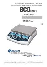 Giropes Baxtran BCD Series User Manual preview