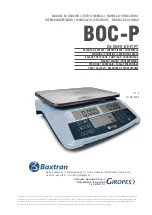 Preview for 1 page of Giropes Baxtran BOC-P User Manual