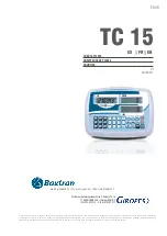 Giropes Baxtran TC15 User Manual предпросмотр