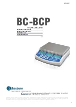 Giropes Baxtron BC Series Manual preview