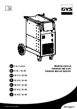 Preview for 1 page of Gis PROMIG 400 G DV Manual