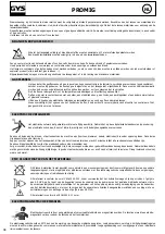 Preview for 38 page of Gis PROMIG 400 G DV Manual