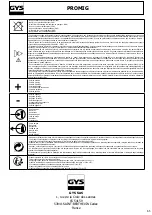 Preview for 65 page of Gis PROMIG 400 G DV Manual