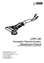 Gison GPW-220 Maintenance Manual preview