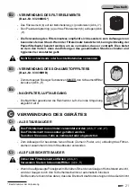 Preview for 21 page of Gisowatt ProfiClean PC 20 Instruction Manual