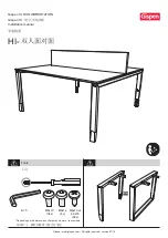 Gispen IC DUO WORKSTATION Installation Manual preview