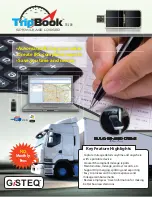 Предварительный просмотр 1 страницы Gisteq TripBook TB-100 Brochure & Specs