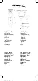 Предварительный просмотр 2 страницы Giubra Professional 2337-05AT Original Instructions Manual