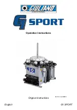 Preview for 1 page of GIULIANO G1 SPORT Operation Instructions Manual