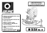 Preview for 1 page of GIULIANO S 551 XL A Use And Maintenance Instructions