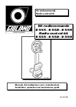 GIULIANO S 555 Installation, Operation And Maintenance Manual preview