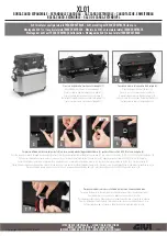 Предварительный просмотр 4 страницы GIVI XL01 Mounting Instructions