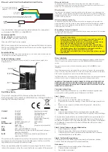 Предварительный просмотр 2 страницы GJD Clarius PLUS IR Manual