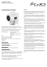 GJD CS100-ATEX Installation Guidance Notes предпросмотр