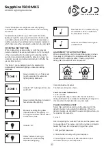 GJD Sapphire 1500 MK3 GJD005 Manual preview
