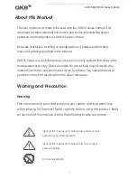 Preview for 2 page of GKB 1080P SDI 35 Series User Manual