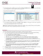 Предварительный просмотр 2 страницы GL Communications Octal/Quad T1 E1 Quick Install Manual