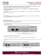 GL Communications PacketExpert 10G Quick Verification Manual preview