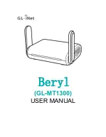 Preview for 1 page of GL-INET Beryl GL-MT1300 User Manual