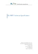 GL-INET GL-MiFi Technical Specification preview