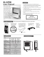 Preview for 1 page of GlacialLight GL-SP30 User Manual