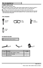 Preview for 3 page of Glacier bay 1000 006 787 Use And Care Manual