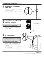 Preview for 7 page of Glacier bay 1000 017 283 Use And Care Manual