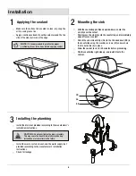 Предварительный просмотр 6 страницы Glacier bay 1000-924-045 Use And Care Manual