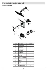 Предварительный просмотр 6 страницы Glacier bay 1001-240-663 Installation And Care Manual